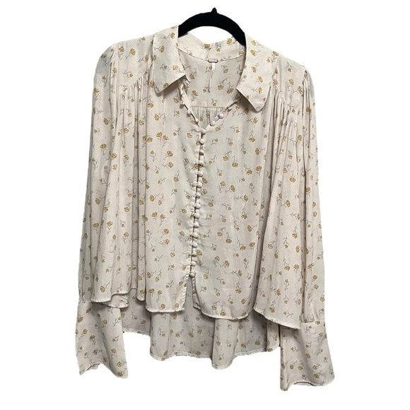 Free People Modern Muse Floral Blouse - Picture 3 of 11